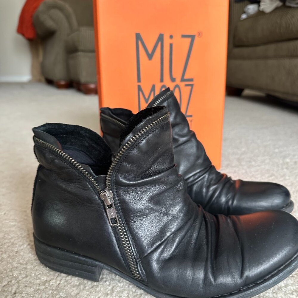 Miz Mooz Ruched Ankle Boot - Luna